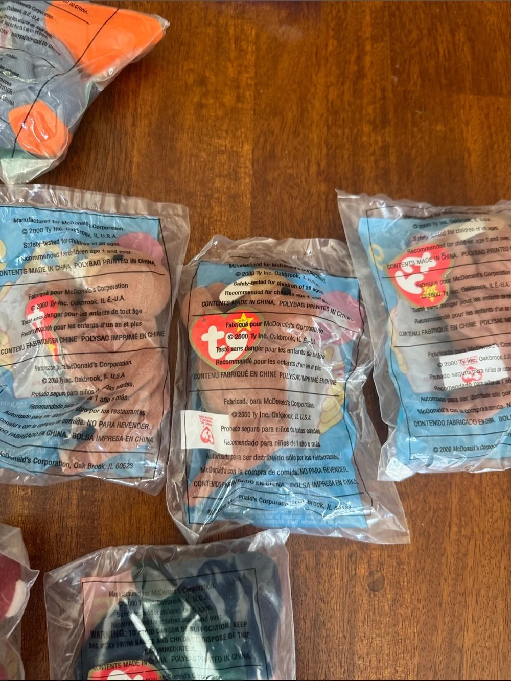 New lot of 16 mixed years 1996-2000 McDonald’s collab with Ty Teenie Beanies